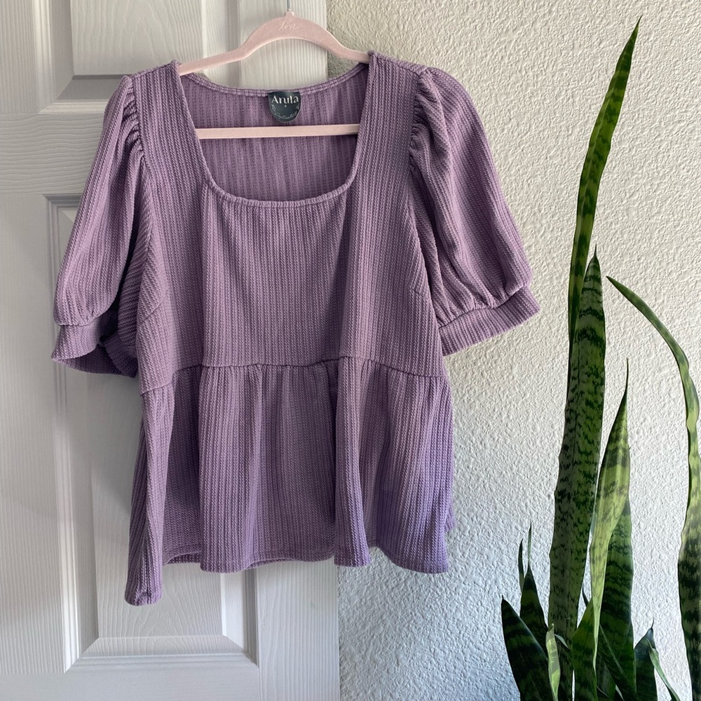 ARULA Women's Lavender Blouse